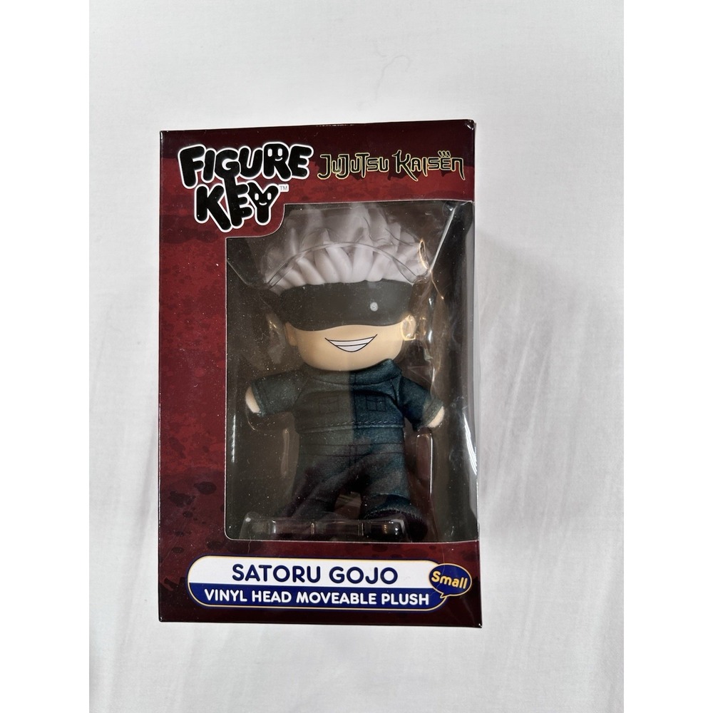 NEW Jujutsu Kaisen Figure x Satoru Gojo Vinyl Head Moveable Plush Key Collector